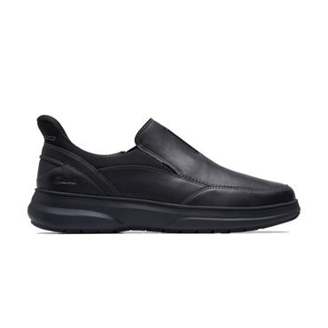 CLARKS MULLAN STEP CASUAL SHOE-BLACK